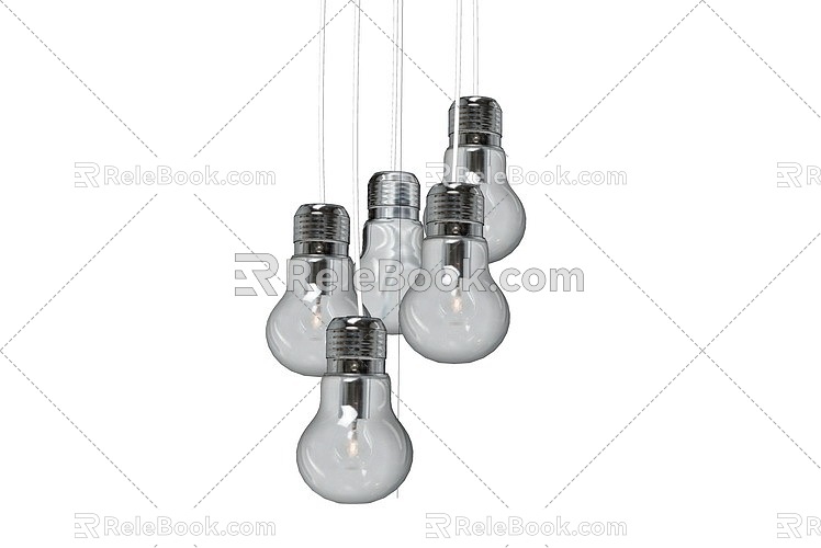 Bulb combination chandelier model