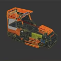 NERF Orange And Black Commercial Equipment With Yellow Accents And Blaster Design