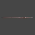 Medieval Style Leather Sword with Shiny Blade Scabbard and Detailed Belt Straps
