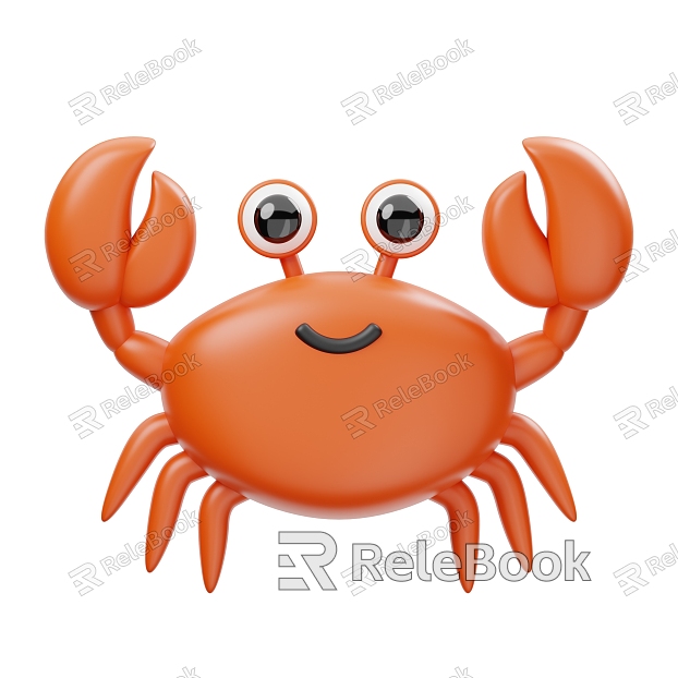 Crab Toy Crab Hairy Crab Big Crab Marine Food Cartoon Crab model