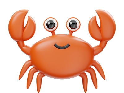 Crab Toy Crab Hairy Crab Big Crab Marine Food Cartoon Crab model