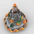 LEGO Toy Blocks Hero Altar 3d model