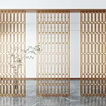 New Chinese-style partition screen partition 3d model