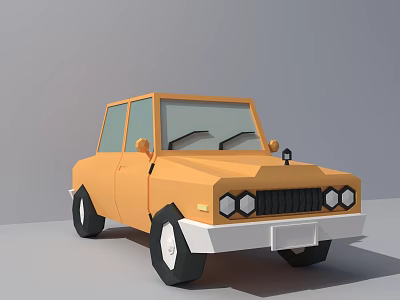 Cartoon toy car 3d model Cartoon toy car 3d model