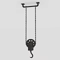 Industrial Equipment Heavy Duty Lifting Tool With Chain Pulley And Hook