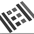 Various Shaped Metal Drain Grates For Floor Drainage Systems
