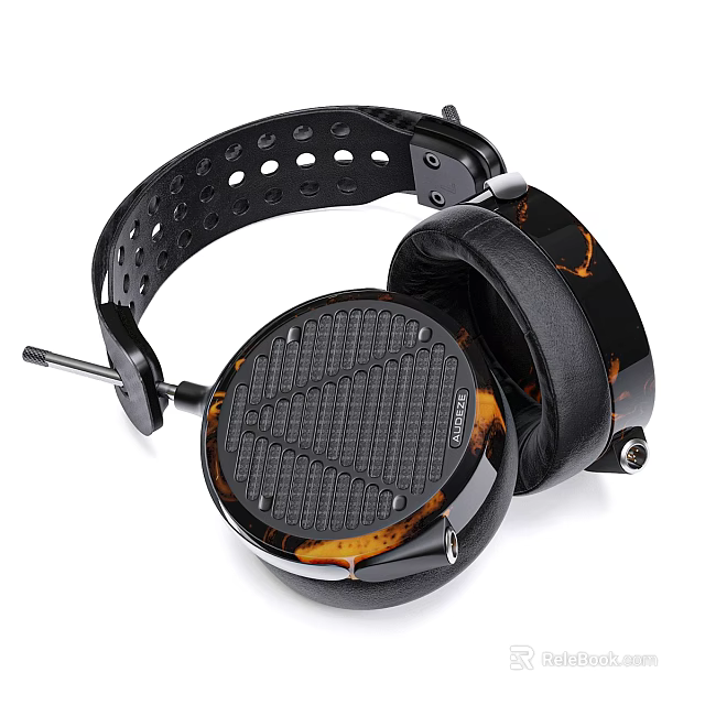 Shure Over Ear Headphones With Textured Earpads And Ventilated Headband Design 3d model 