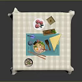 Dining Table With Checkered Tablecloth Bowl Of Food Chopsticks And Cup