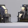 Industrial LOFT Computer Mechanical Computer 3d model