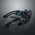 Crossbow Crossbow Crossbow Crossbow Mechanical Crossbow Shift Bow and Arrow Shoot Far Equipment Weapons High-tech Crossbow 3d model