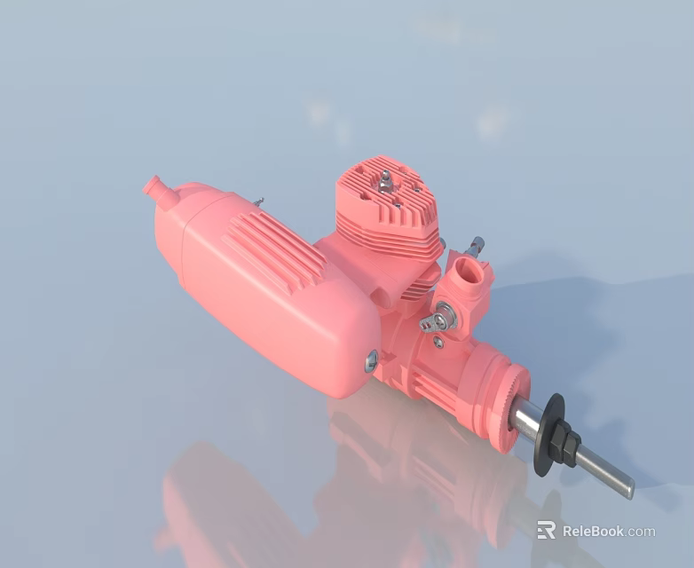 Swing Door Pink Drive Motor Unit Featuring Efficient Mechanical Structure 3d model