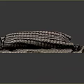 Cozy Knitted Striped Scarf In Beige And Dark Brown For Winter Fashion Accessory