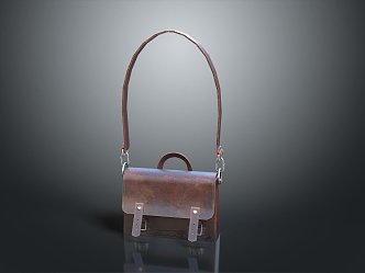 Bag Satchel Bag Collar Bag Leather Bag Realistic 3d model