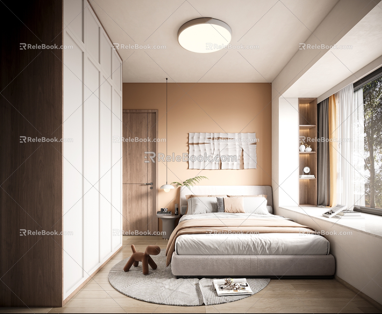 Modern Home Bedroom 3d model