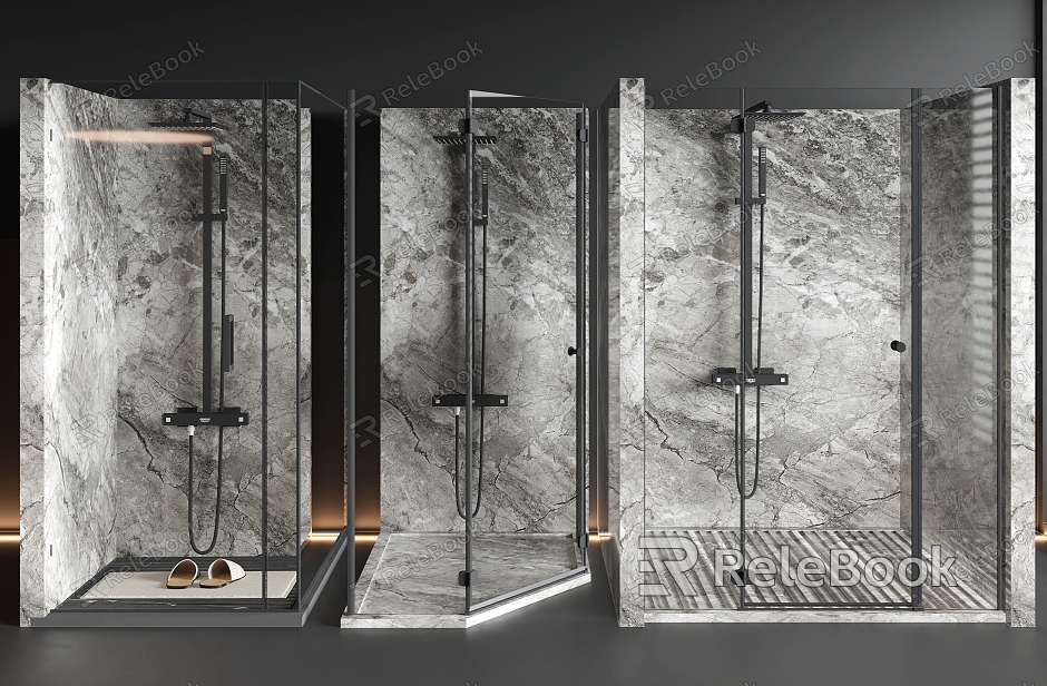 Shower Room Glass Partition Shower model