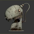 Humanoid robot science fiction robot industrial robot intelligent robot 3d model