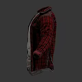 Red Plaid Shirt With Gray T Shirt Casual Layered Outfit And Rolled Sleeves