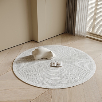 Round carpet 3d model