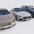 Hyundai car sedan off-road vehicle BMW Mercedes-Benz Audi 3d model