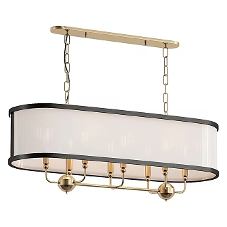 Retro chandelier eight fence 3d model