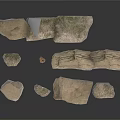 Natural Stone and Wood Pieces for Rustic Interior and Exterior Design