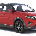 Red SUV Car Exterior Design With Modern Styling And Details