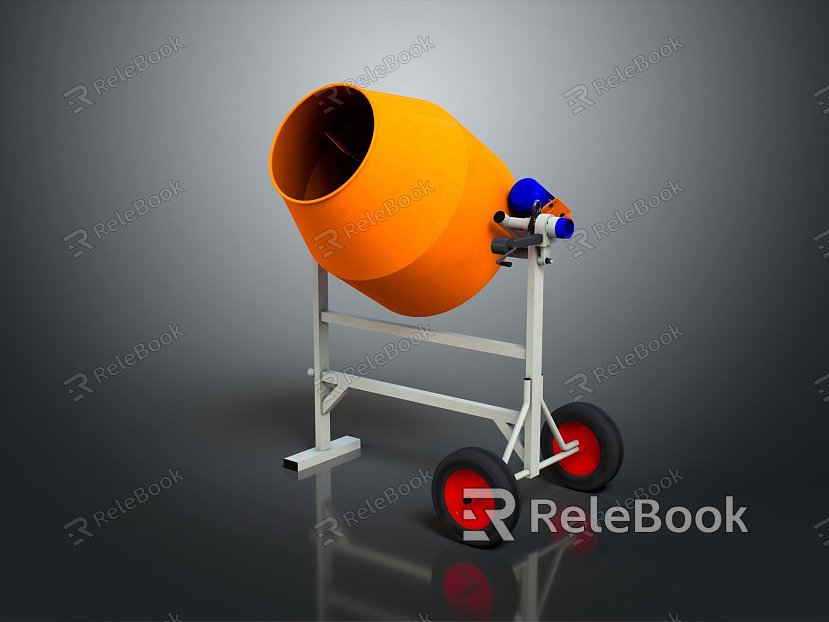 Modern cement mixer mixer concrete mixer old-fashioned concrete mixer model