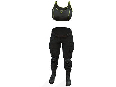 Coil pants sportswear suit vest clothes pants riding boots model