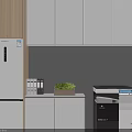 Office Appliances In Modern Workspace With Multifunctional Printer Wooden Cabinets File Organizers And Green Plant