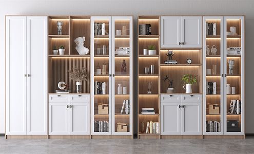 Nordic Bookcase 3d model