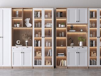 Nordic Bookcase 3d model