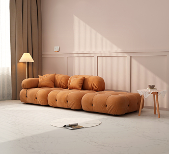 Modern Multiplayer Sofa 3d model