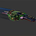 Futuristic Spaceship With Number 25 Speeding Through Dark Background With Streamlined Design And Glowing Details
