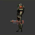 Iron Man Mech Warrior Machine Battlearm Mechanical Battlearm Machine Warrior Fighting Robot Games Robot 3d model