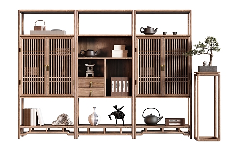 New Chinese Antique Rack 3d model