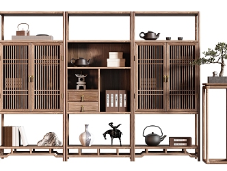 New Chinese Antique Rack 3d model