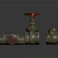 Industrial Plumbing Pipe Fittings Including Valve Elbow Tee And Flange Components