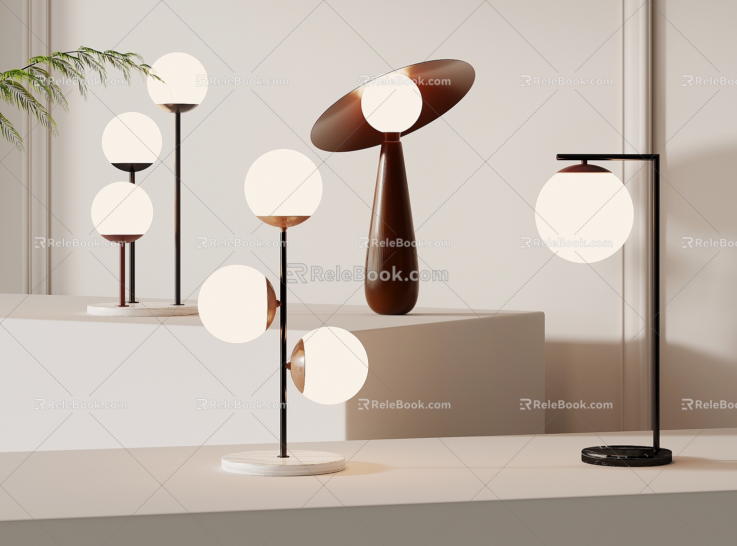 Wind Spherical Table Lamp model