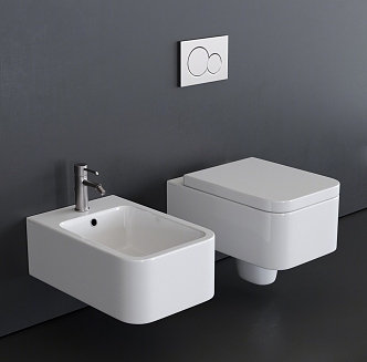 Modern toilet sanitary ware 3d model