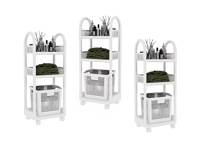 daily necessities clothes basket 3d model
