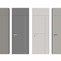Modern Hinged Doors Design With Various Colors And Wood Grain Finishes