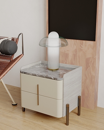 Table lamp table lamp side 3d model