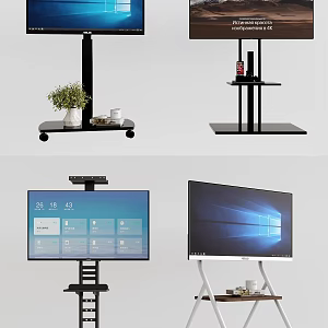TV Mobile Bracket TV Bracket TV Decoration Furnishings 3d model