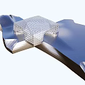 Futuristic Modern Architectural Design With Curved Mesh Roof And Smooth Surfaces