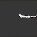 White Robotic Arm 3D Rendering With Detailed Joints And Mechanical Structure