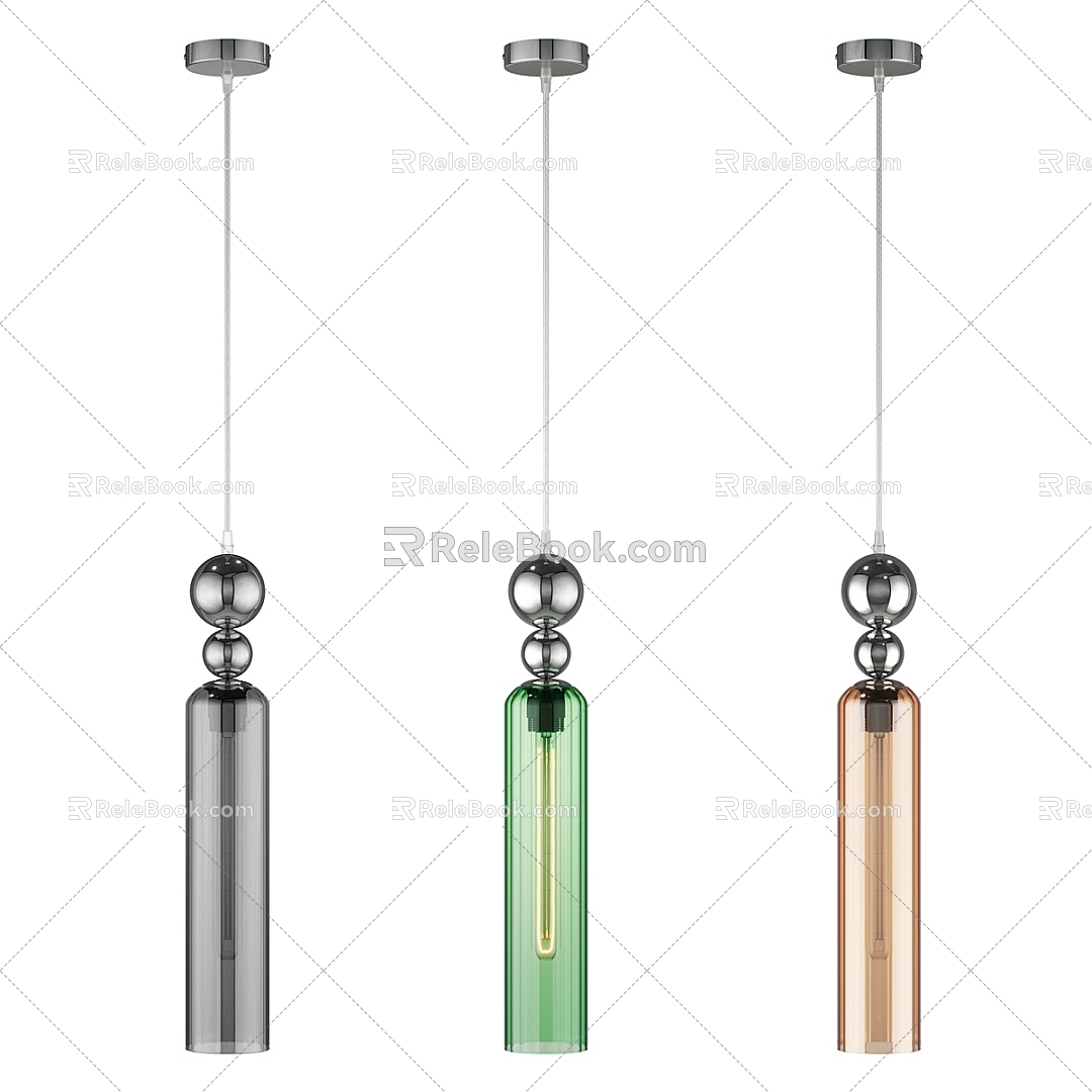 Modern Minimalist Chandelier Chandelier Simple Chandelier 3d model