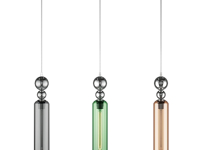 Modern Minimalist Chandelier Simple Chandelier 3d model