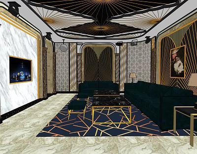 Post-modern KTV 3d model Post-modern KTV 3d model