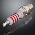 Modern spark plug electric spark plug screw hardware 3d model