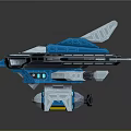 Modern fighter sci-fighter sci-fighter space fighter 3d model